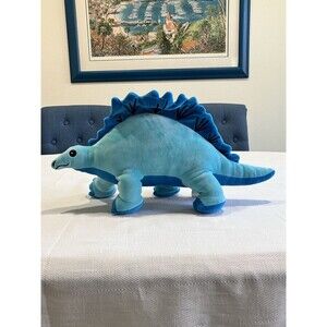 Stegosaurus Dinosaur Blue Soft Olivia & Finn Stuffed Animal Toy Plush
